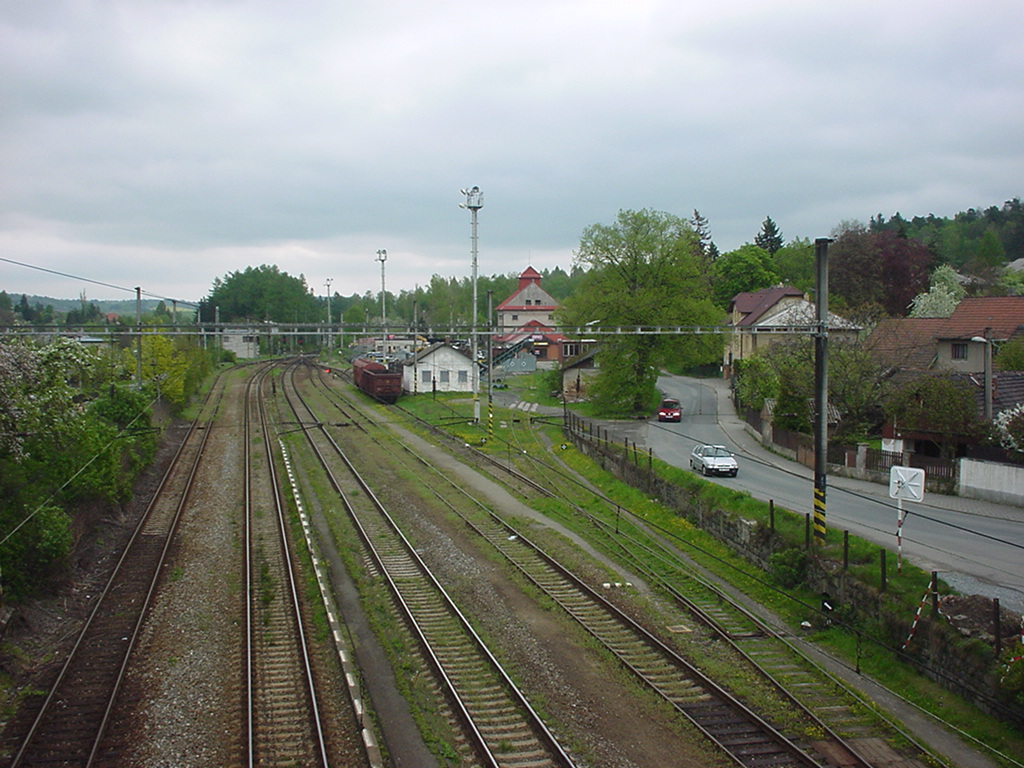 headed southeast, away from Prague